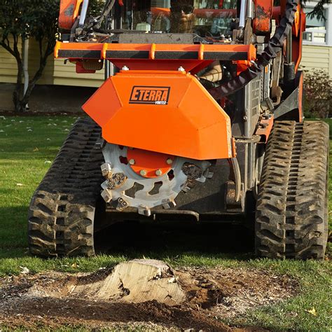 high flow skid steer stump grinder|stump grinder for skid steer.